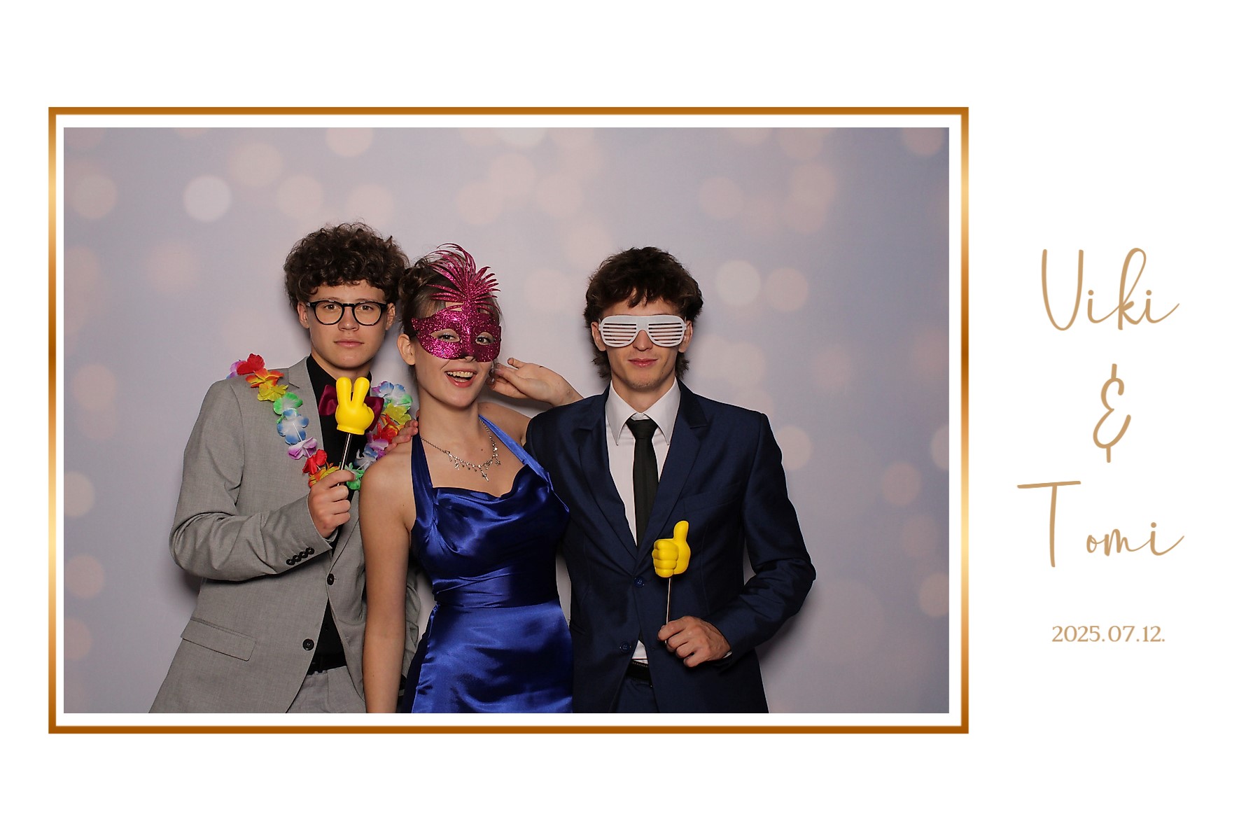 Esküvői fotóbox pillanat